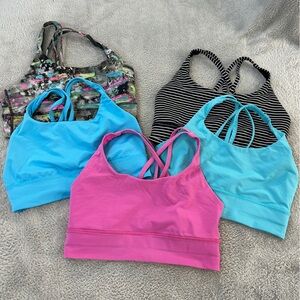 lululemon sports bras - energy longline / energy size 8